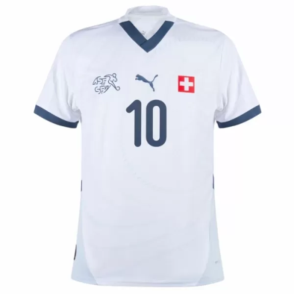 Zwitserland Xhaka 10 Uitshirt EK 2024