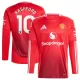 Manchester United Marcus Rashford 10 Thuisshirt 24/25 Lange Mouwen