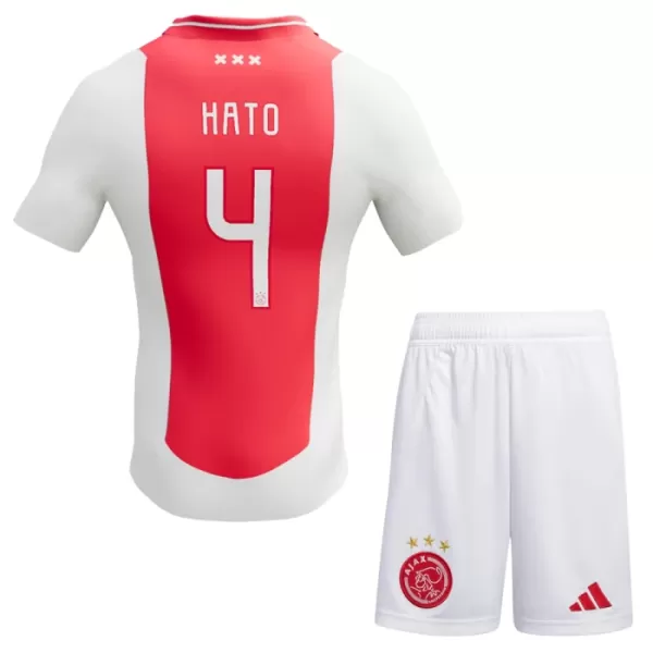 Ajax Amsterdam Jorrel Hato 4 Thuistenue Kinderen 24/25