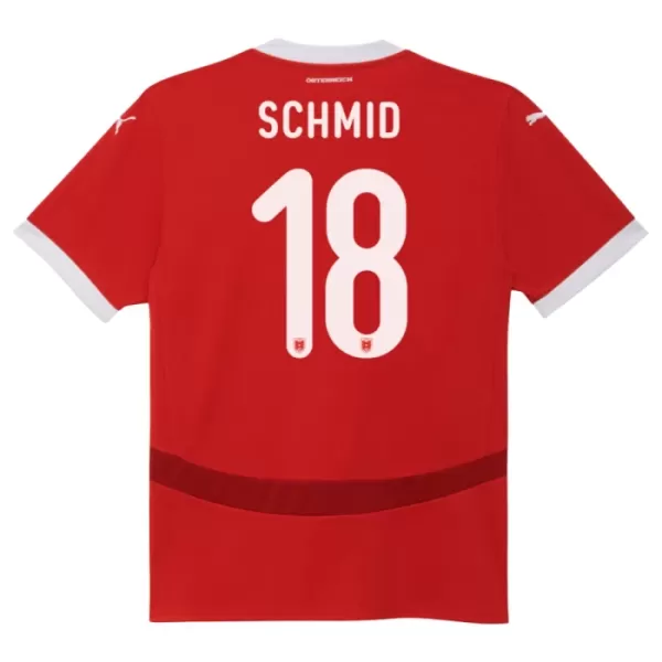 Oostenrijk Romano Schmid 18 Thuisshirt EK 2024