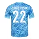 Portugal Diogo Costa 22 Doelman Shirt EK 2024 Blauw