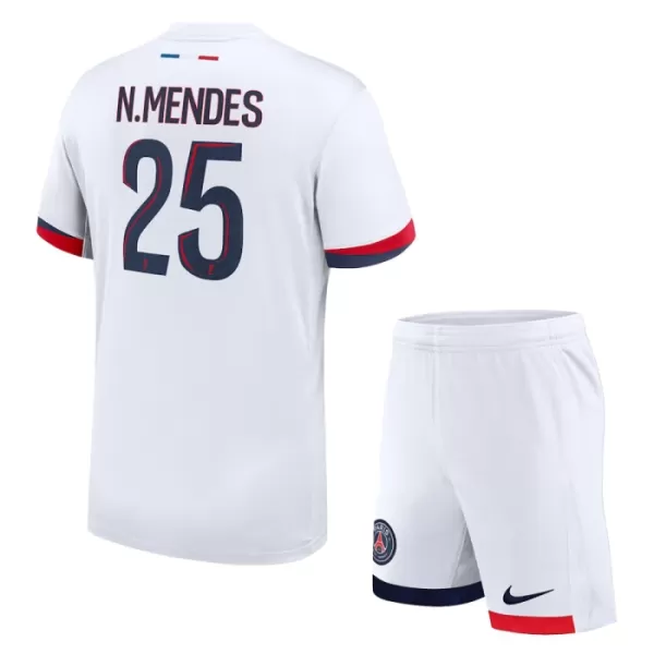 Paris Saint-Germain Nuno Mendes 25 Uittenue Kinderen 24/25