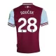 West Ham United Soucek 28 Thuisshirt 24/25