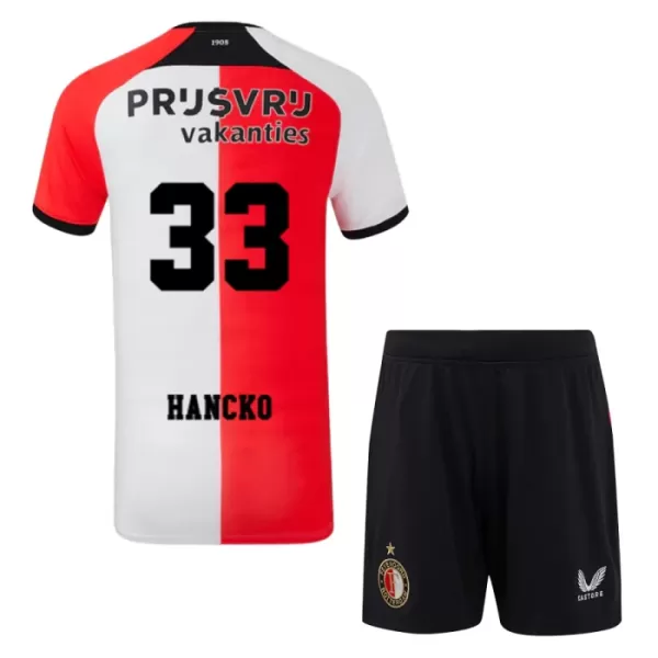 Feyenoord Rotterdam Hancko 33 Thuistenue Kinderen 24/25