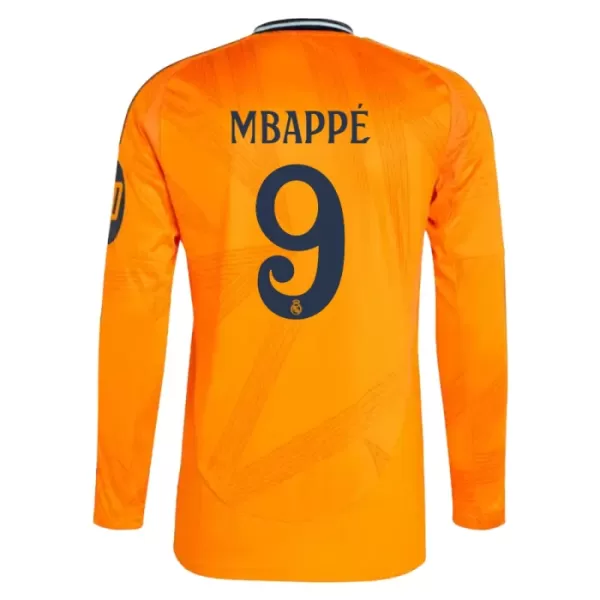 Real Madrid Kylian Mbappé 9 Uitshirt 24/25 Lange Mouwen