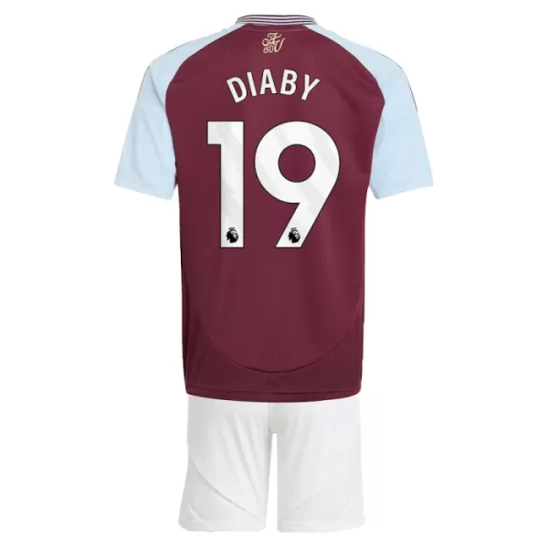 Aston Villa Diaby 19 Thuistenue Kinderen 24/25