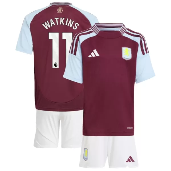 Aston Villa Watkins 11 Thuistenue Kinderen 24/25