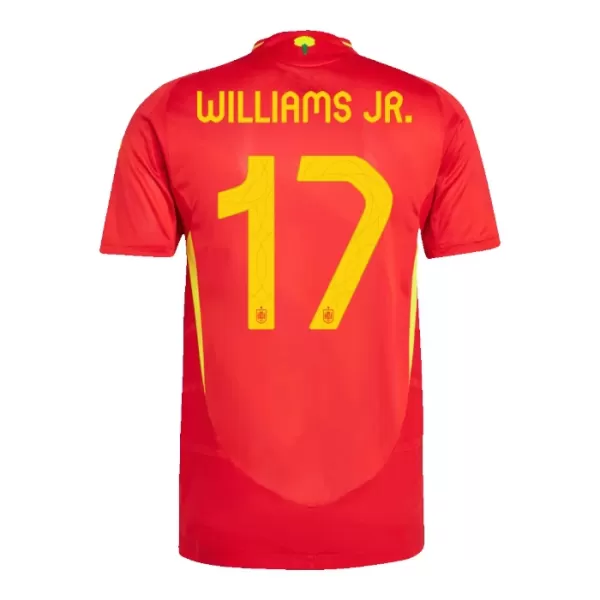 Spanje Williams JR 17 Thuisshirt EK 2024