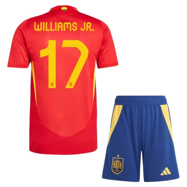 Spanje Williams JR 17 Thuistenue Kinderen EK 2024