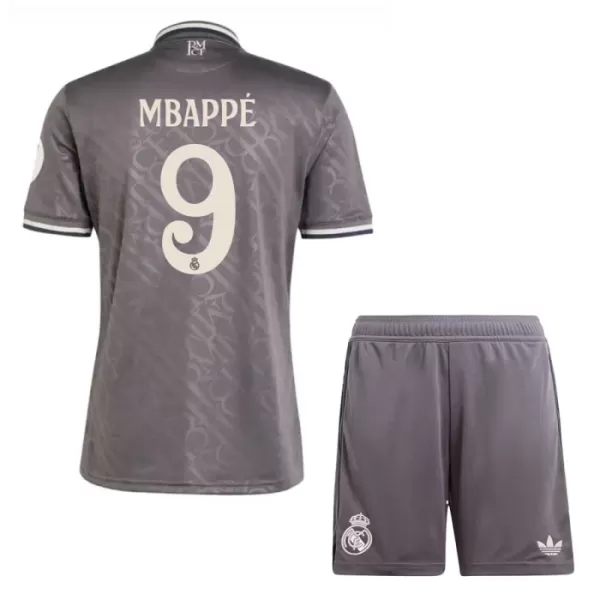 Real Madrid Kylian Mbappé 9 Derde Tenue Kinderen 24/25