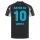 Bayer 04 Leverkusen Florian Wirtz 10 Derde Shirt 24/25