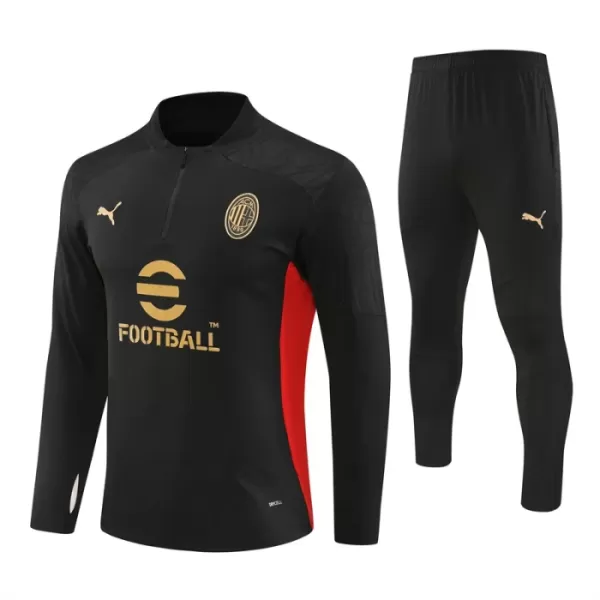 AC Milan Trainingssweaterset 24/25 Zwart