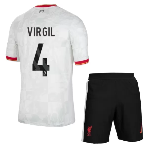 Liverpool Virgil van Dijk 4 Derde Tenue Kinderen 24/25