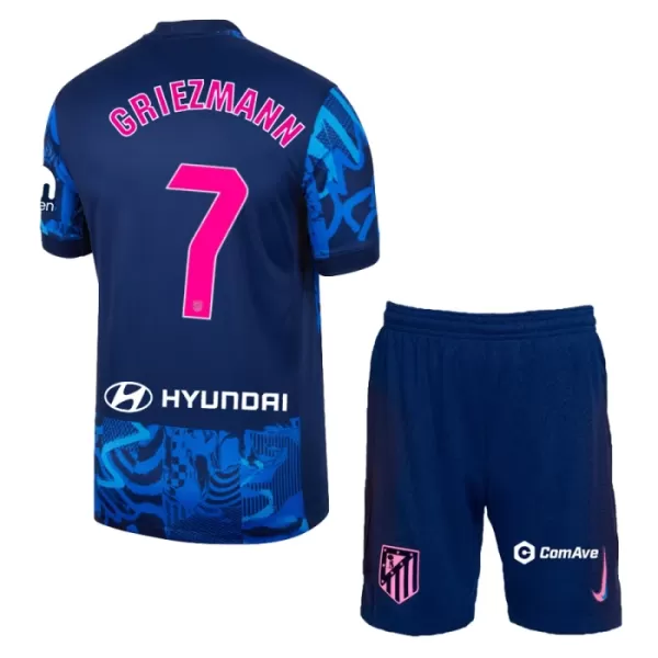 Atlético Madrid Antoine Griezmann 7 Derde Tenue Kinderen 24/25