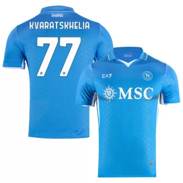 SSC Napoli Kvaratskhelia 77 Thuisshirt 24/25