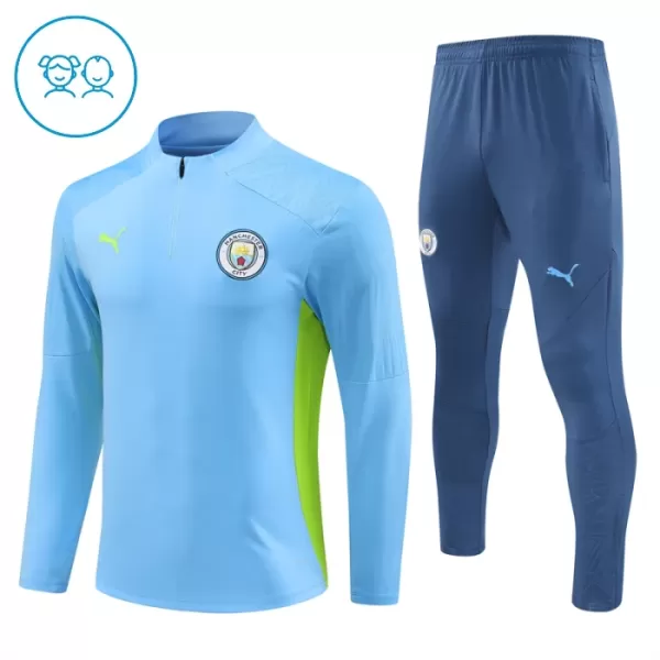 Manchester City Trainingssweaterset Kinderen 24/25 Blauw