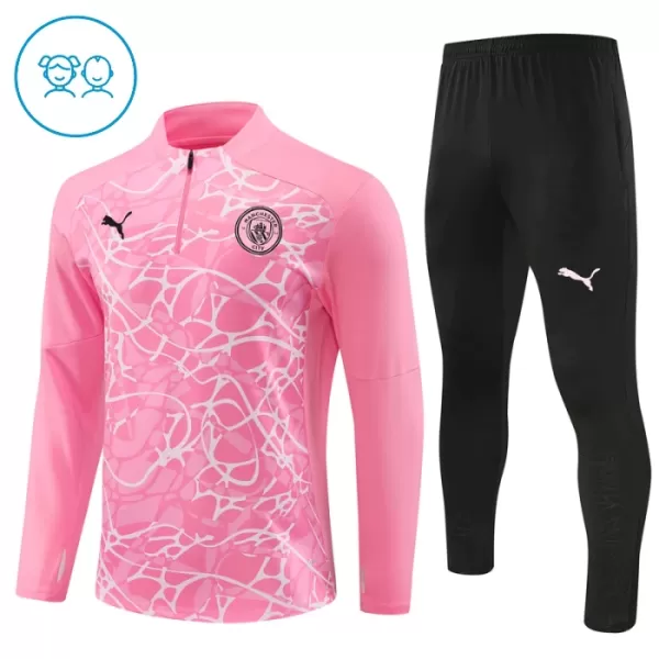 Manchester City Trainingssweaterset Kinderen 24/25 Roze