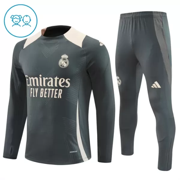 Real Madrid Trainingsshirt Pak Kinderen 24/25 Grijs