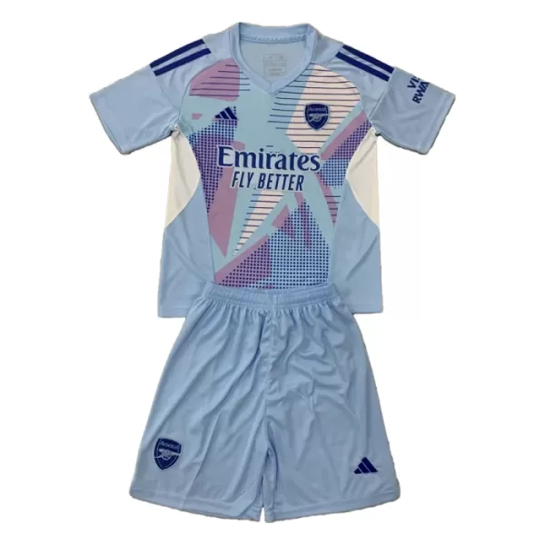 Arsenal Doelman Tenue Kinderen 24/25 Blauw