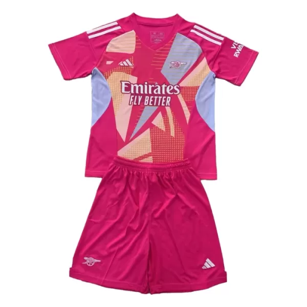 Arsenal Doelman Tenue Kinderen 24/25 Roze