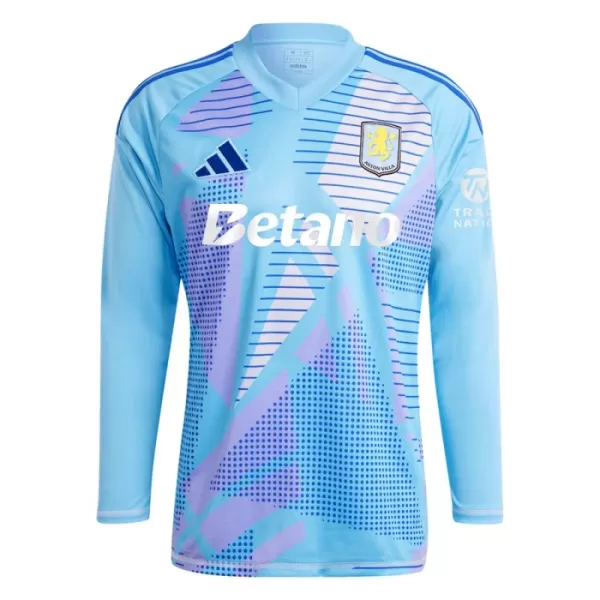 Aston Villa Doelman Shirt 24/25 Lange Mouwen Blauw