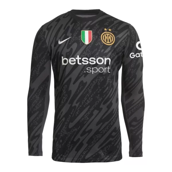 Inter Milan Doelman Shirt 24/25 Lange Mouwen Zwart