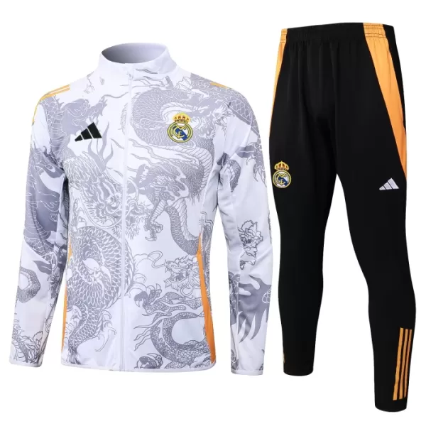 Real Madrid Trainingsjack Pak Dragon 24/25 Wit