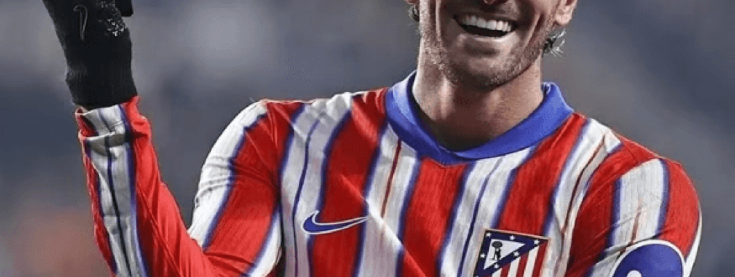 Atletico Madrid versloeg de tegenstander met 3-1 en won 8 keer op rij